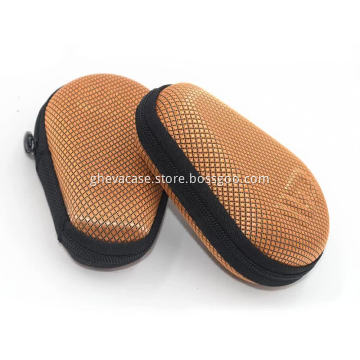Carbon fiber leather travel watch case with zipper